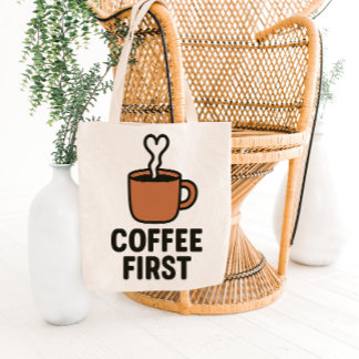 Bolsa Tote Minimalist Heart Steam Tote Bag Design