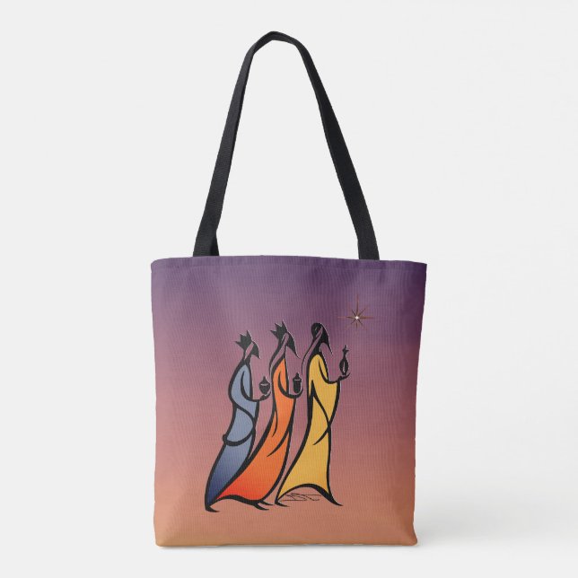 Bolsa Tote Minimalist Three Wise Men (Verso)