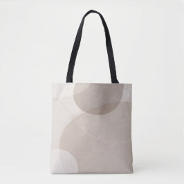 Bolsa Tote Minimalista Abstrato Neutro