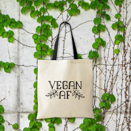Bolsa Tote Minimalista Black Vegan AF