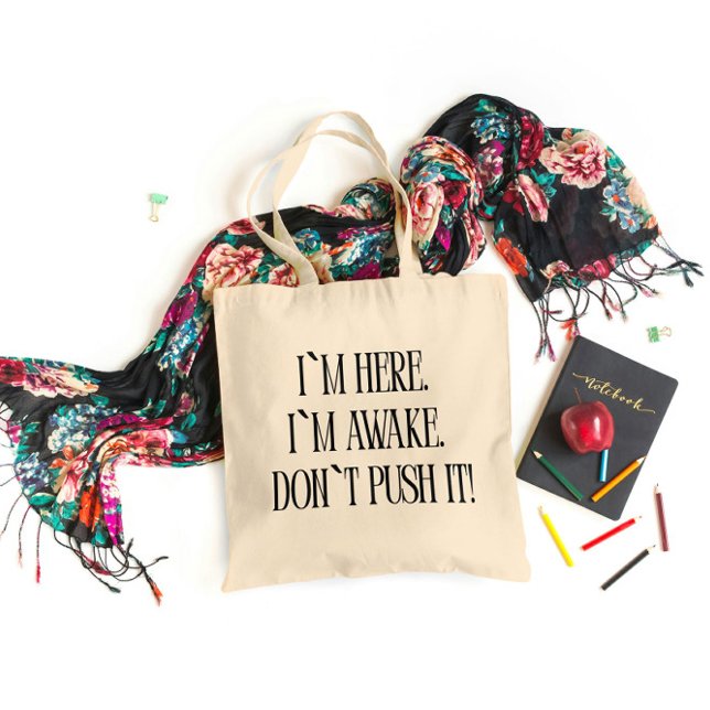 Bolsa Tote Minimalista Divertida (Criador carregado)