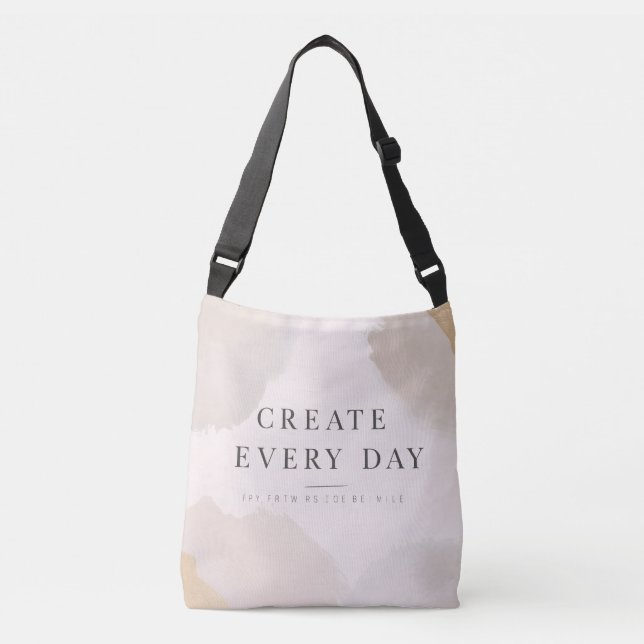 Bolsa Tote Minimalista Inspiradora | Neutro Modern (Frente)