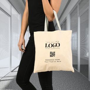 Bolsa Tote Minimização do Código Qr do Logotipo da Empresa Pe