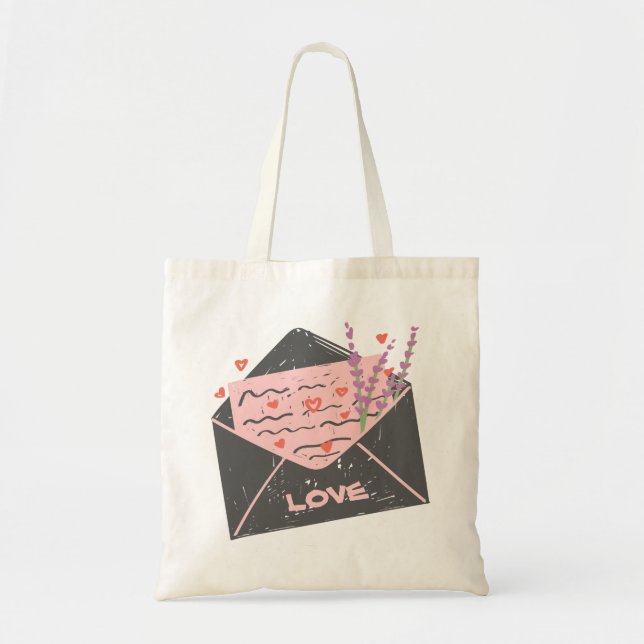 Bolsa Tote Mínimo de Flores Selvagens, bohemiam Mínimo Tote B (Frente)