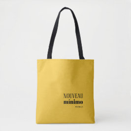 Bolsa Tote MINIMO Mínimo Amarelo NOUVEAU Personalizado