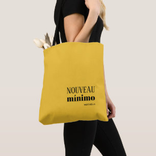 Bolsa Tote MINIMO Mínimo Amarelo NOUVEAU Personalizado