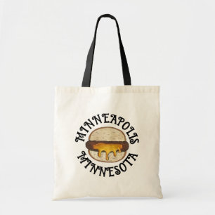 Bolsa Tote Minneapolis Minnesota MN Juicy Lucy Cheese Burger
