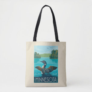 Bolsa Tote Minnesota   Loon