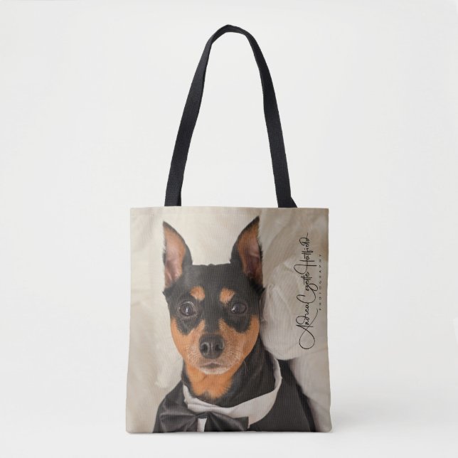 Bolsa Tote MinPin Tux (Frente)