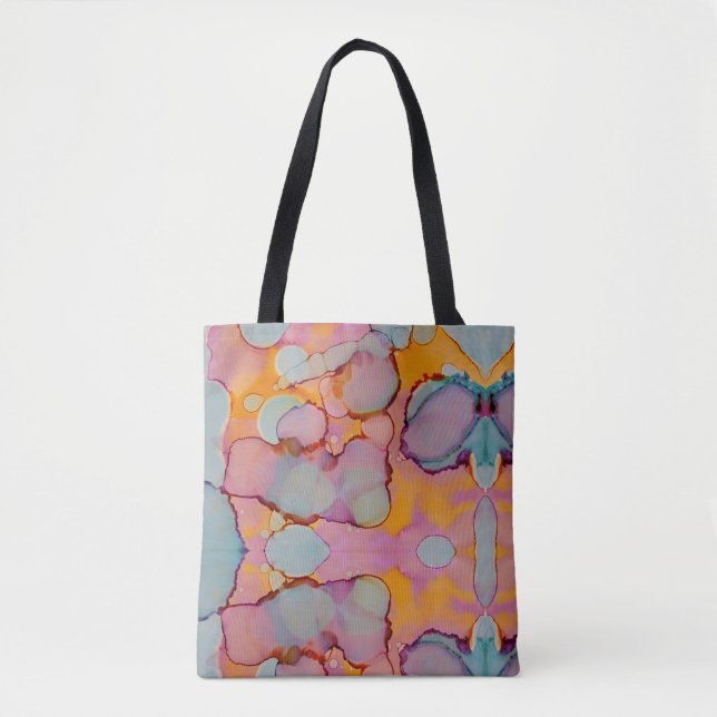 Bolsa Tote Miragem de Algodão Doce (Frente)