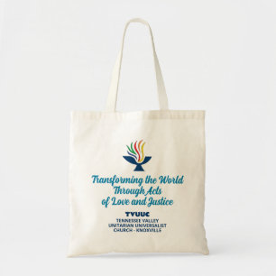 Bolsa Tote Missão TVUUC: Transformar o Mundo