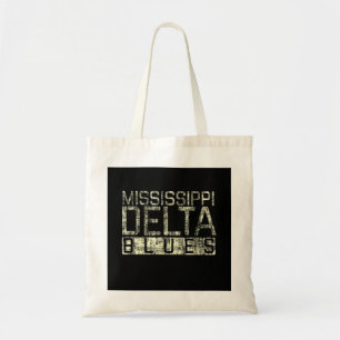 Bolsa Tote Mississippi Delta Blues Vintage Retro Distress T