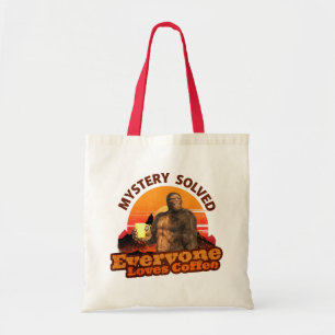 Bolsa Tote Mistério Resolvido Todos Amam Café Pé Grande