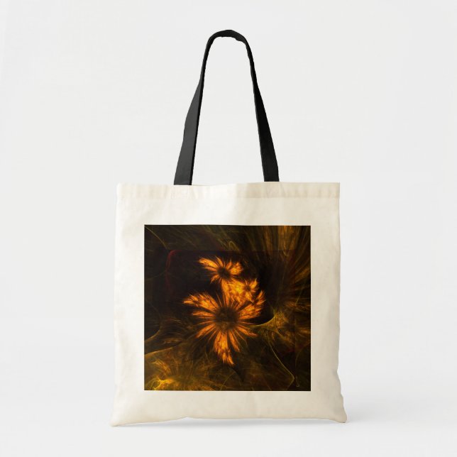 Bolsa Tote Místique Garden Abstrato Art Tote Bag (Frente)