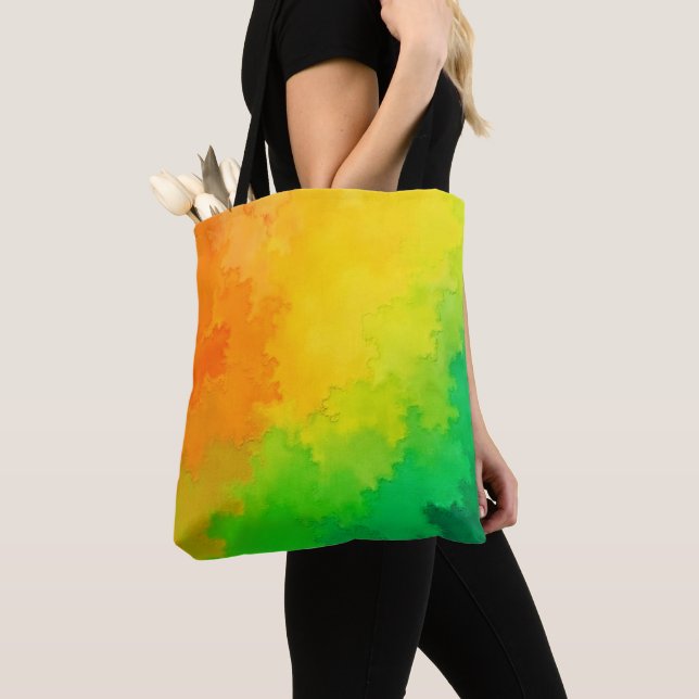 Bolsa Tote Mistura de cores texturizada (Close Up)