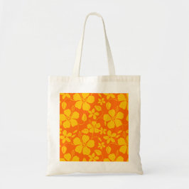 BOLSA TOTE MISTURA DE LARANJA HAWAIIANA HULA (HIBISCUS)