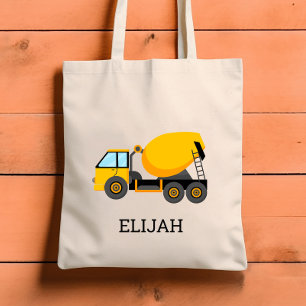 Bolsa Tote Misturadores de Cimento Amarelo Crianças Personali