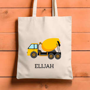 Bolsa Tote Misturadores de Cimento Amarelo Crianças Personali