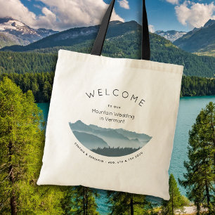 Bolsa Tote Misty Mountain Hotel Welcome Wedding Bag