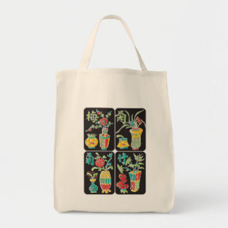 Bolsa Tote MJ Flores/Tote de Estações