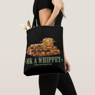 Bolsa Tote MK Um Whippet World War Um Tanque Médio Britânico 