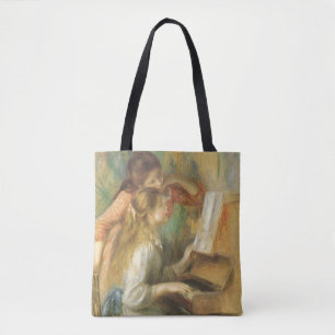 Bolsa Tote Moças ao Piano por Pierre Renoir