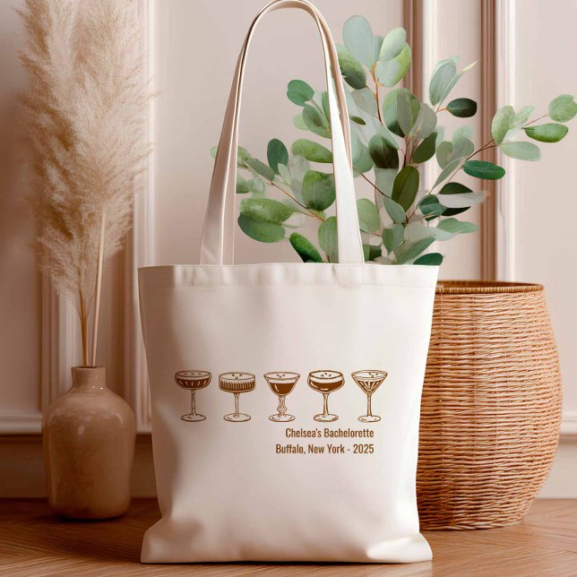 Bolsa Tote Mocha Bridesmaid Espresso Martini Bachelorette  (Criador carregado)