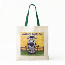 Mochila Personalizada da Vaca Divertida