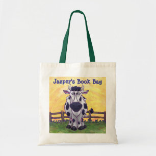 Bolsa Tote Mochila Personalizada da Vaca Divertida