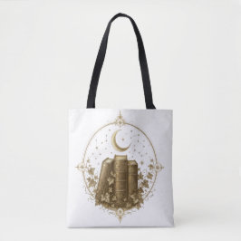 Bolsa Tote Mochilas de livros Vintage Dark Academia