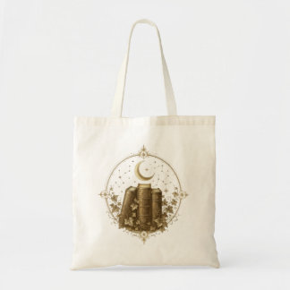 Bolsa Tote Mochilas de livros Vintage Dark Academia