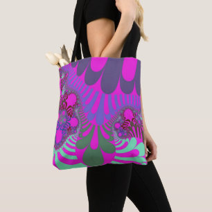 Bolsa Tote Mod rosa e lacrimogênio