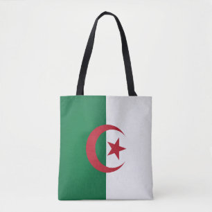Bolsa Tote Moda da bandeira da Argélia fixe