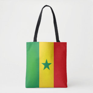 Bolsa Tote Moda da bandeira do Senegal Legal