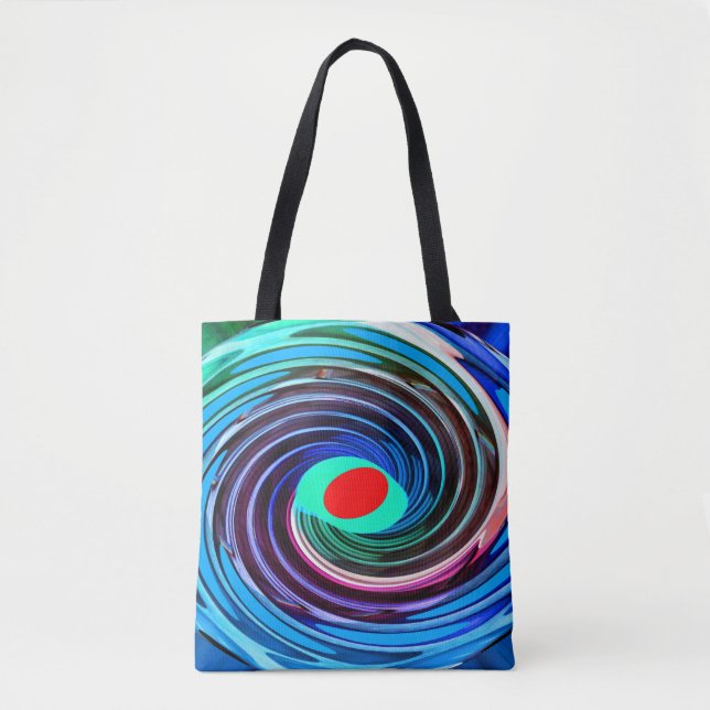 Bolsa Tote Moda de arte de hot spot vermelha (Frente)