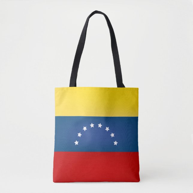 Bolsa Tote Moda de Bandeira da Venezuela legal (Frente)