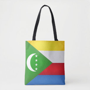 Bolsa Tote Moda de Bandeira das Comores Legal
