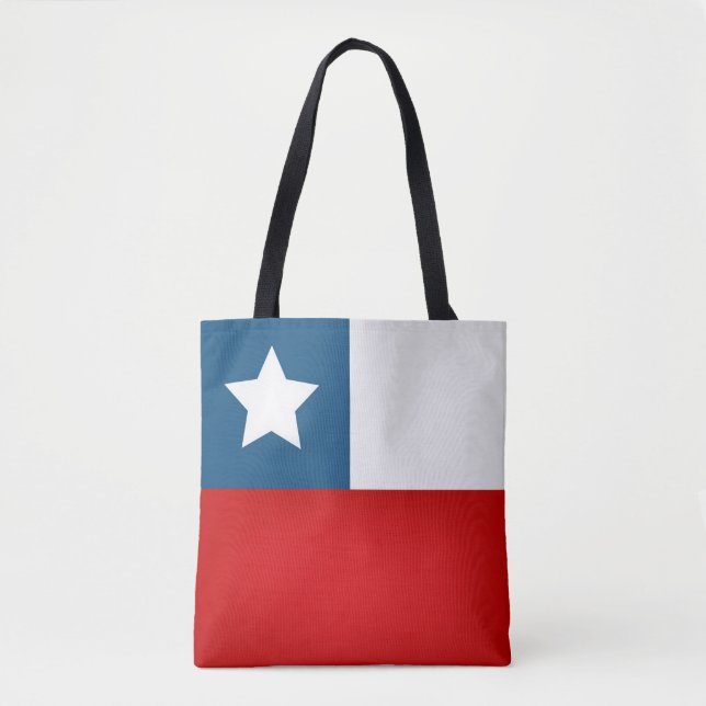 Bolsa Tote Moda de Bandeira do legal Chile (Frente)
