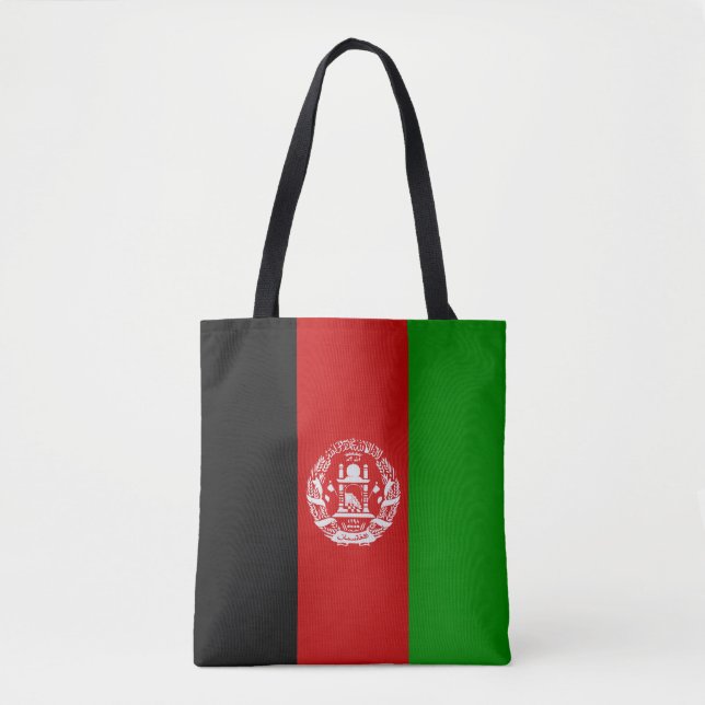 Bolsa Tote Moda de bandeira legal do Afeganistão (Frente)