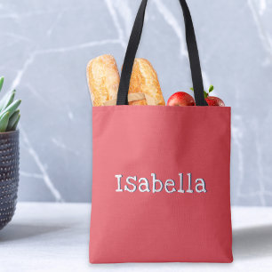 Bolsa Tote Moda de Verão Vermelho na moda Personalizada Melan