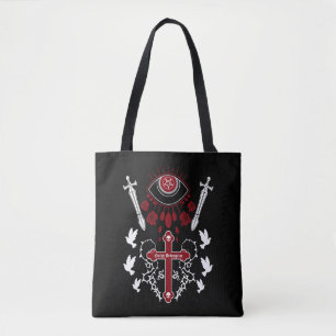 Bolsa Tote Moda do tronco Posto do gótico