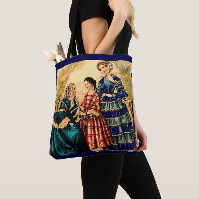 Bolsa Tote Moda francesa de 1852 (Close Up)