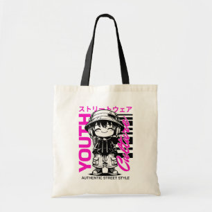 Bolsa Tote Moda Jovem Anime Streetwear