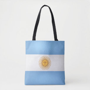Bolsa Tote Moda legal da Argentina Flag