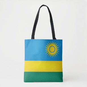 Bolsa Tote Moda Legal de Bandeira do Ruanda