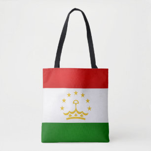 Bolsa Tote Moda Legal de Bandeira do Tajiquistão