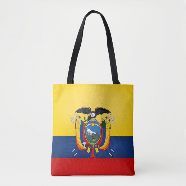 Bolsa Tote Moda legal Sinalizador do Equador (Frente)