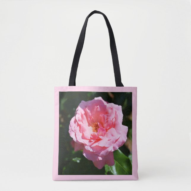 Bolsa Tote Moda rosa bonito (Frente)