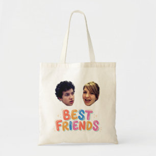 Bolsa Tote Modelo de Foto Personalizada de Melhores Amigos En