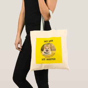 Bolsa Tote Modelo de Fotografia Personalizado para Meu Cachor